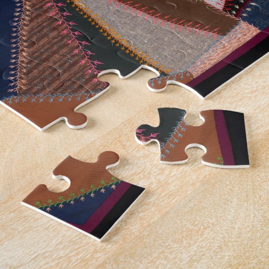 Patchwork difficile American Crazy Quilt Puzzle (Côté)