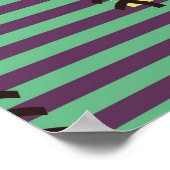 Patchwork: diverse patronen achtergrond poster (Hoek)
