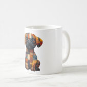 Patchwork Dog Mug (Devant droit)