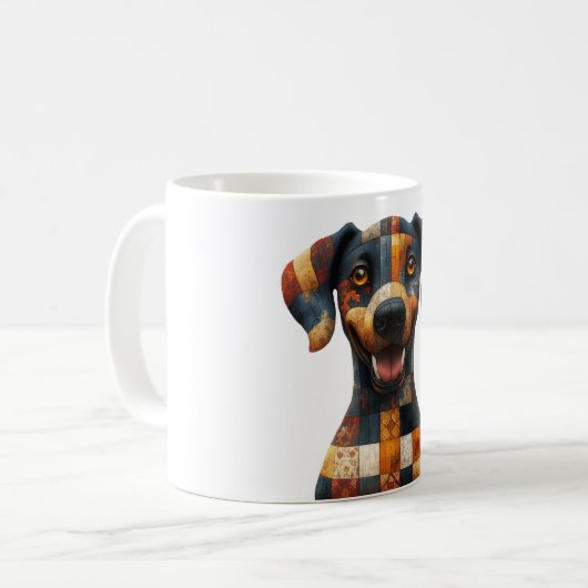 Patchwork Dog Mug (Devant gauche)