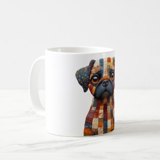 Patchwork Dog Mug (Devant gauche)
