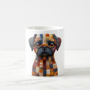 Patchwork Dog Mug