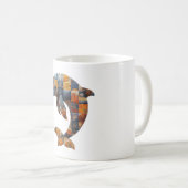 Patchwork Dolphin Mug (Devant droit)
