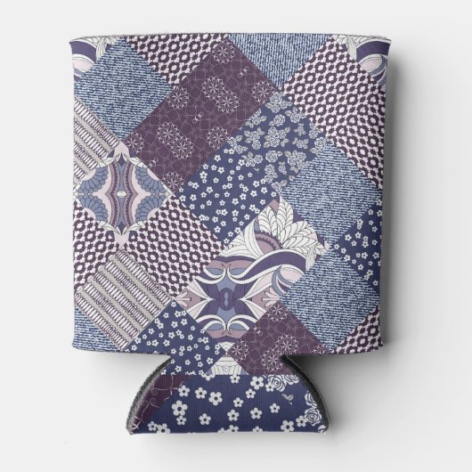 Patchwork Doodle: Boho naadloos. Blikjeskoeler (Voorkant)