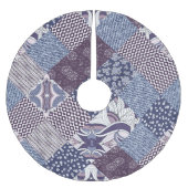 Patchwork Doodle:  Boho naadloos. Kerstboom Rok (Voorkant)