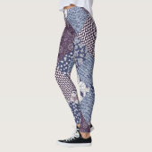 Patchwork Doodle: Boho naadloos. Leggings (Links)