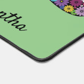 Patchwork Dragonfly Damselfly Design Desk Mat (Coin)