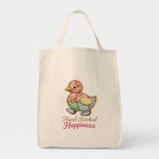 Patchwork Duck Tote Bag – “Hand‑Stitched Happiness