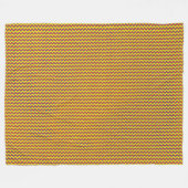 Patchwork Ecuador vlag patroon Fleece Deken (Voorkant (Horizontaal))