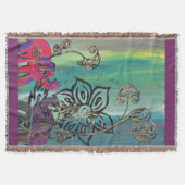 Patchwork Elephants Deken (Voorkant)