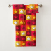 Patchwork Feuilles d'érable d'automne (En situation)