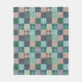  patchwork Fleece Blanket Deken (Voorkant)