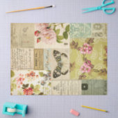  patchwork Floral Butterfly - lospagina Tissuepapier (Craft)
