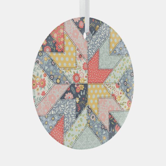 Patchwork Floral:  Ornament (Voorkant Rechts)
