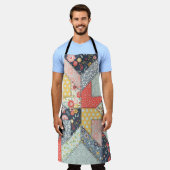 Patchwork Floral: Ornament Schort (Gedragen)