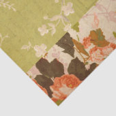 patchwork Flowers en Ephemera-ontkoppeling Tissuepapier (Detail)