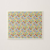 Patchwork fou 8x10 Puzzle / Crème (Horizontal)