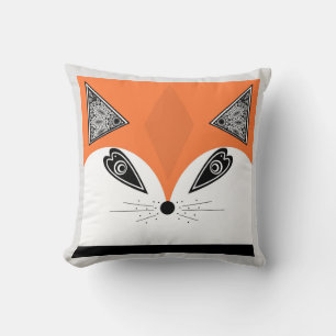 Patchwork Fox, applique Fox, Fox, kinderen Kussen