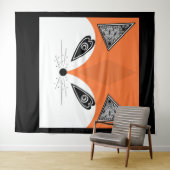 Patchwork Fox, applique Fox, Fox, kinderen Wandkleed (In Situ (horizontaal))