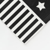 Patchwork gemaakt van veelkleurige stroken stof i fleece deken (Hoek)