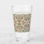, patchwork gewatteerde look glas (Achterkant)