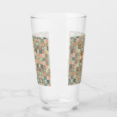 , patchwork gewatteerde look glas (Links)