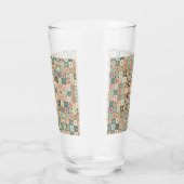 , patchwork gewatteerde look glas (Rechts)