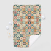 , patchwork gewatteerde look golfhanddoek (Insitu)