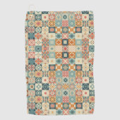 , patchwork gewatteerde look golfhanddoek (Voorkant)