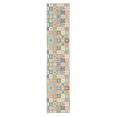 , patchwork gewatteerde look korte tafelloper (Voorkant)