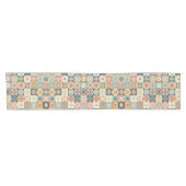 , patchwork gewatteerde look korte tafelloper (Horizontaal)