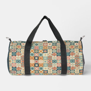 , patchwork gewatteerde look plunjezak