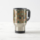 , patchwork gewatteerde look reisbeker (Voorkant rechts)