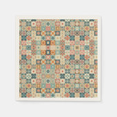 , patchwork gewatteerde look servet (Voorkant)