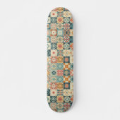, patchwork gewatteerde look skateboard (Voorkant)