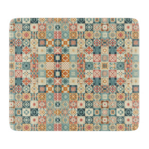 , patchwork gewatteerde look snijplank