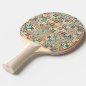 , patchwork gewatteerde look tafeltennisbatje (Voorkant Gekanteld)