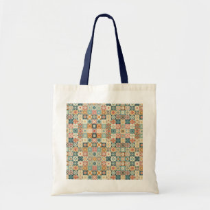 , patchwork gewatteerde look tote bag