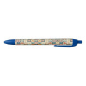 , patchwork gewatteerde look zwarte inkt pen (Bodem)