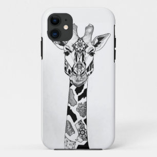 Patchwork Giraffe Telefoonhoesje iPhone 11 Hoesje