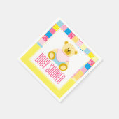 Patchwork Gold Beer, Baby shower Servet (Hoek)