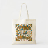 Patchwork gouden verpleegster tote bag (Voorkant)