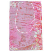 Patchwork Graffiti Verjaardag bruiloft Medium Cadeauzakje (Voorkant)