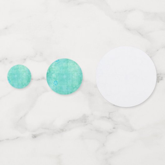 Patchwork Graffiti Wedding Confetti (Achterkanten)