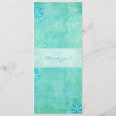 Patchwork Graffiti Wedding Programme Invitation (Dos)