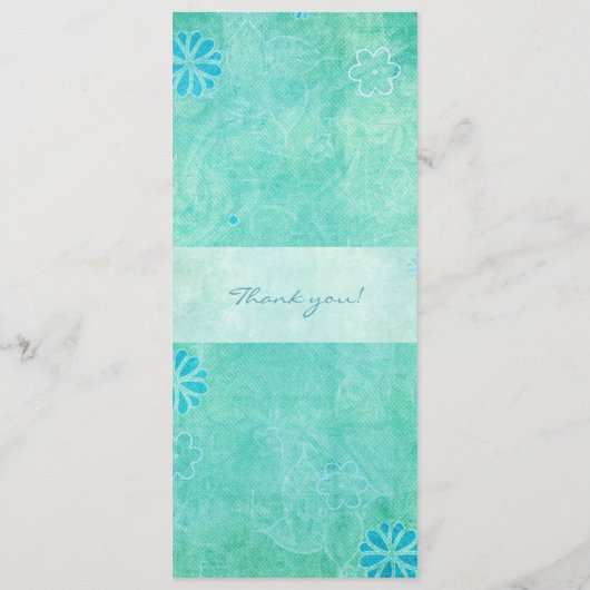 Patchwork Graffiti Wedding Programme Invitation (Dos)