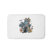 Patchwork Halloween Ghost Black Cat Essential T-Sh Badmat (Voorkant)