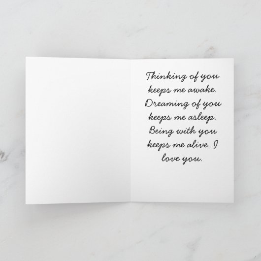 Patchwork-hart Feestdagen Kaart (Binnen)