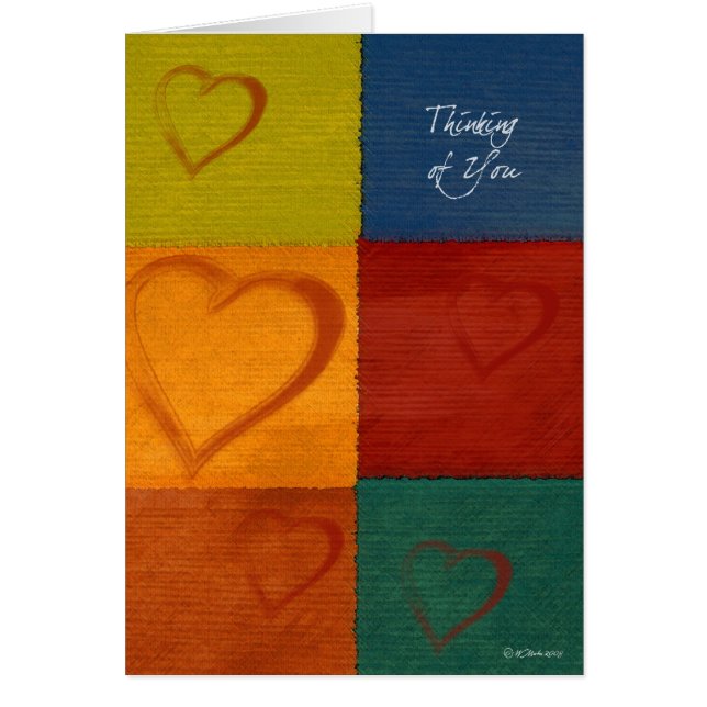 Patchwork Hearts-Thinking van (Voorkant)