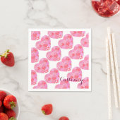 Patchwork Hearts White Napkins Servetten (Insitu)